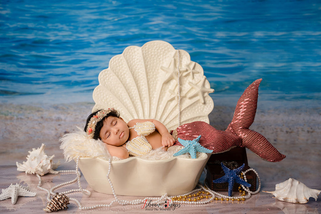 Mermaid Outfit 2 Pc Set (Pink) -Baby Props
