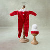 Knitted Santa Romper | Newborn