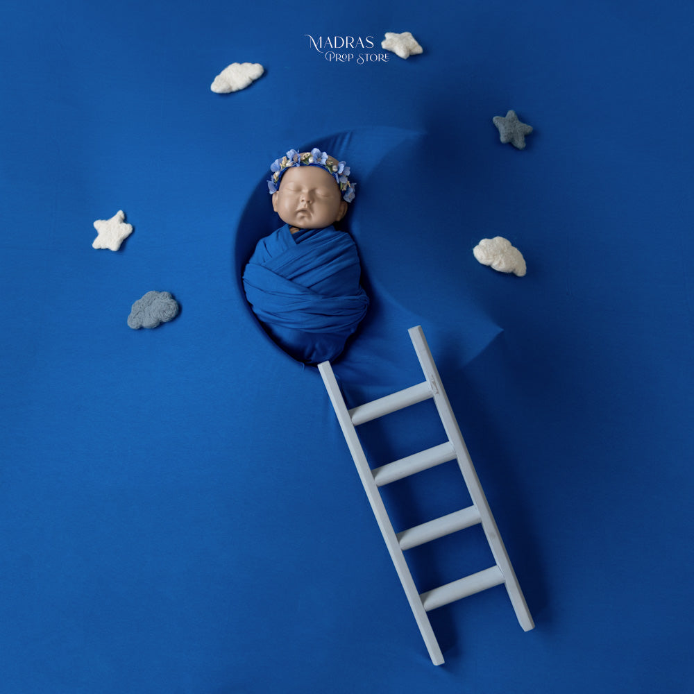 Mini Set - 08 ( Bean bag  + Wrap + HB + Stars & Clouds + Ladder ) : Baby Props