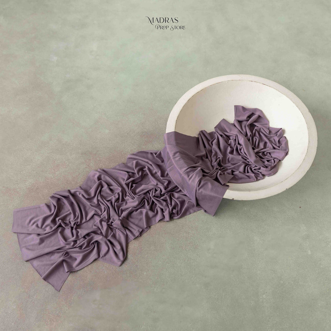 Budget Newborn Wrap (Dusty Purple) : Baby Props