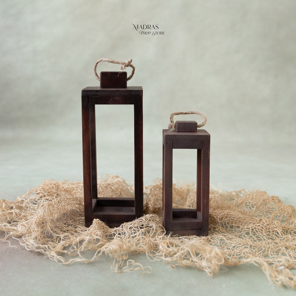 Wooden Lantern ( Set Of 2 Pcs ) : Baby Props