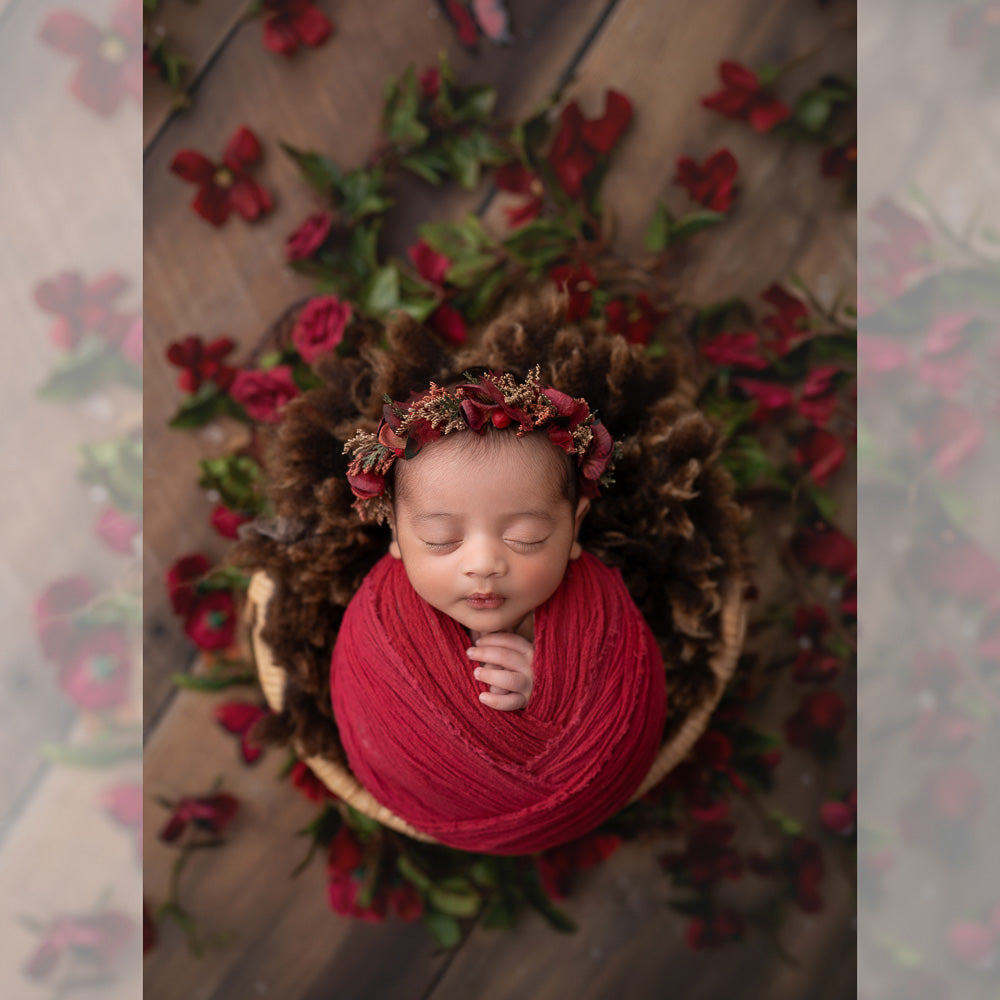 Dark Wood#2  : Baby Backdrop 