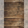 Dark Wood Style#1 - Printed Backdrop - Fabric - 5 by 7 feet