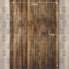 Dark Wood Style#2 - Printed Backdrop - Fabric - 5 by 7 feet