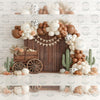 Desert Farm - Printed Backdrop - Fabric - 5 by 7 feet
