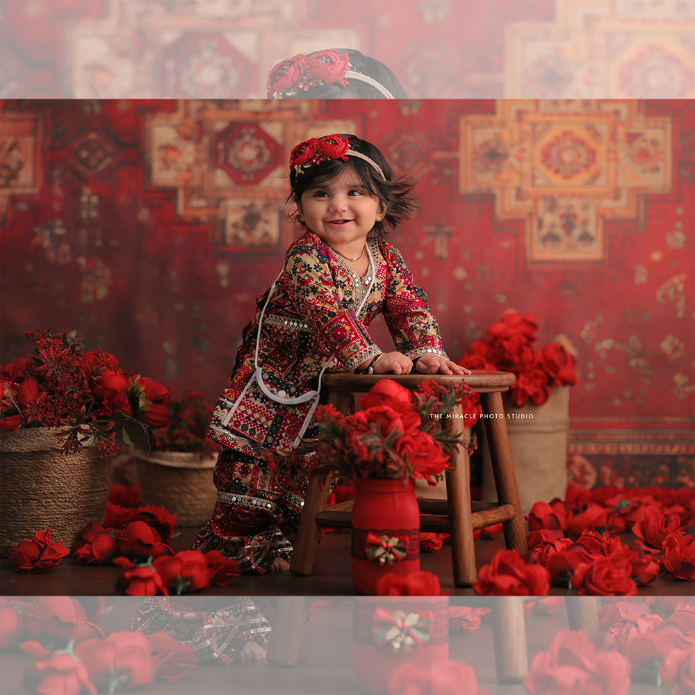 Desi Rug : Baby Printed Backdrops