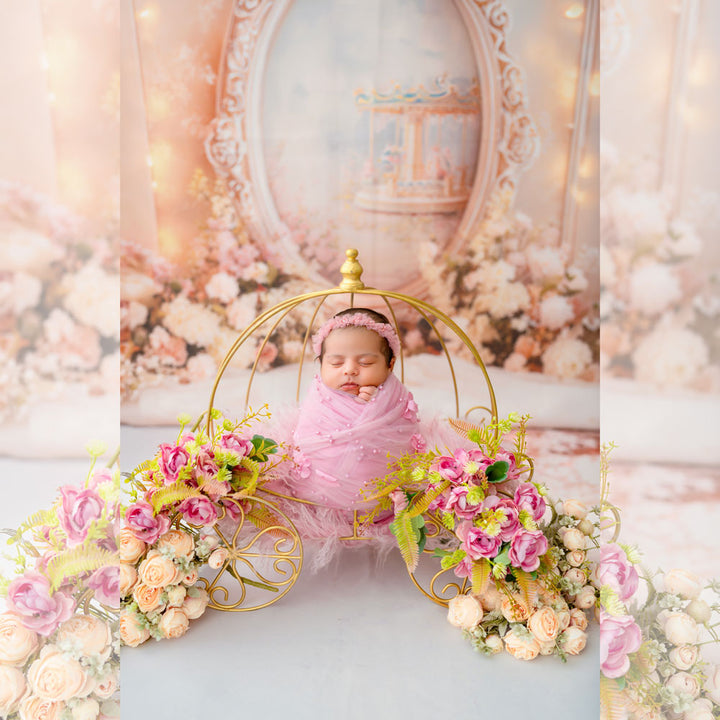 Designer Floral Wrap : Baby Props