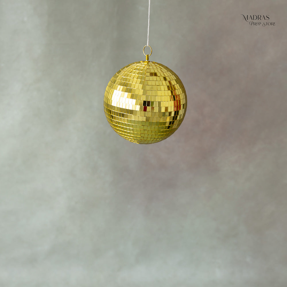 Disco Balls ( Gold ) : Baby Props