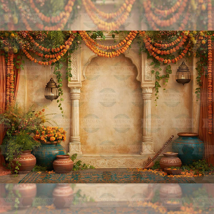 Divine Gokulam : Baby Backdrops