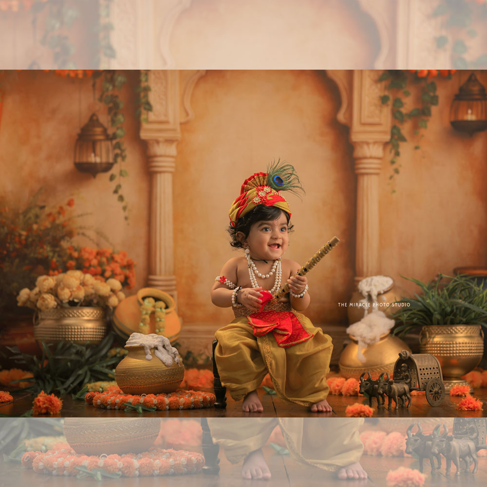 Divine Gokulam : Baby Backdrops