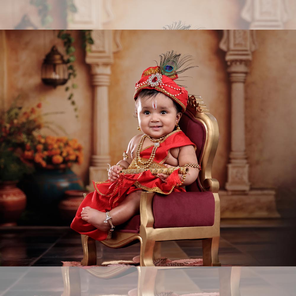 Divine Gokulam : Baby Backdrops 