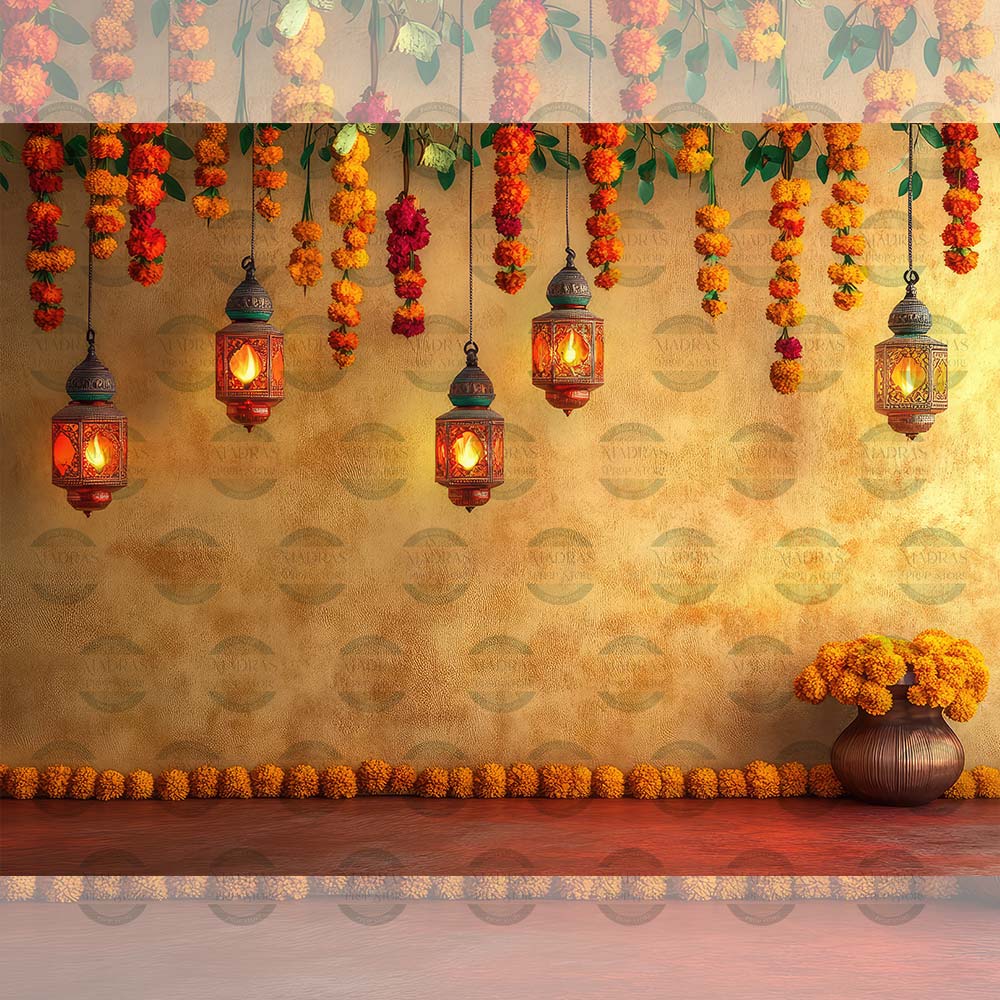 Diwali Decor : Baby Backdrop