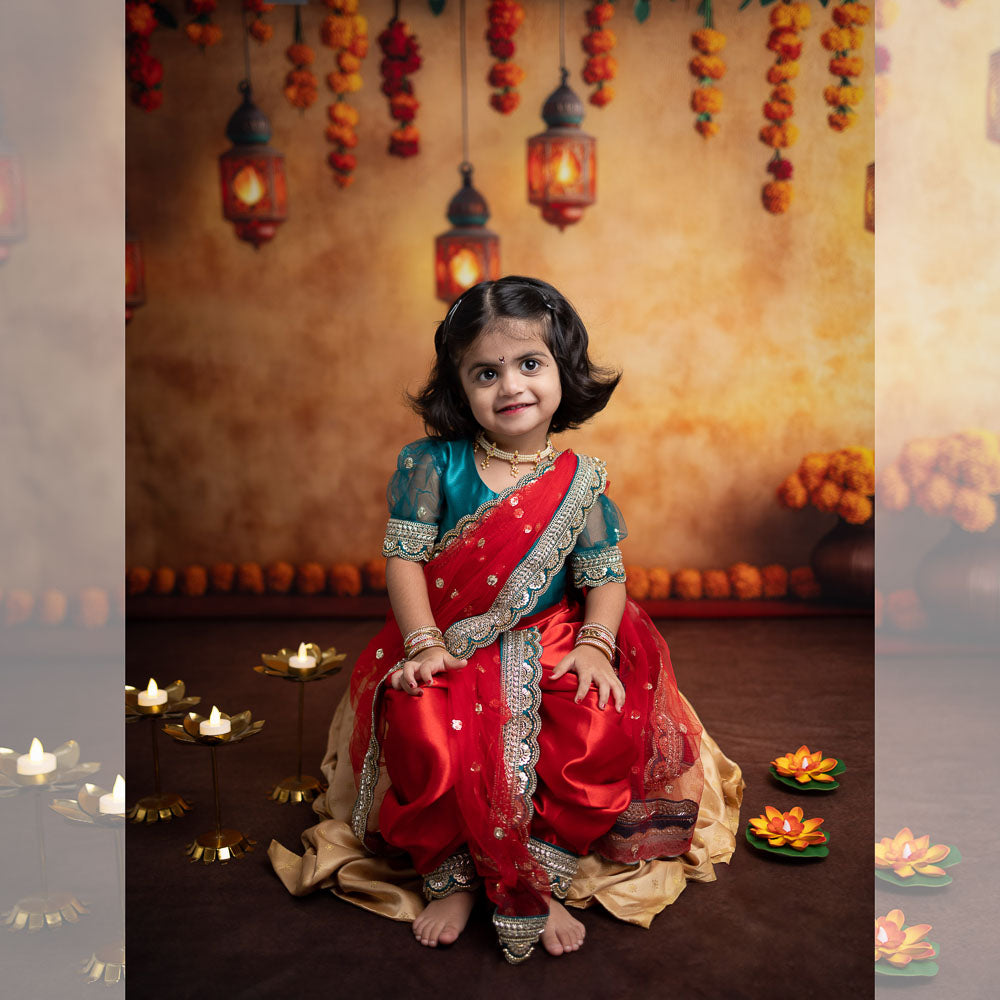 Diwali Decor : Baby Backdrop