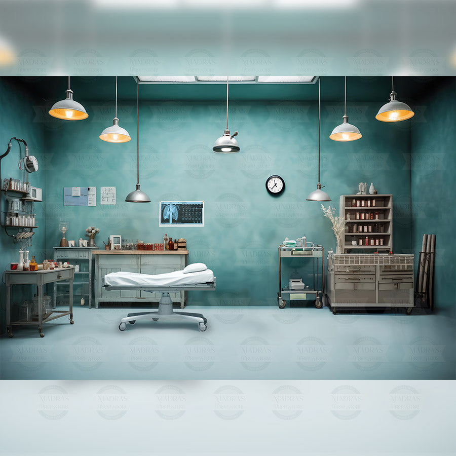 Doctor Room - Baby Printed Backdrops