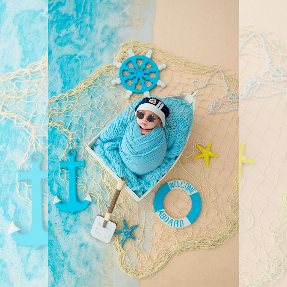 Shore - Baby Printed Backdrops