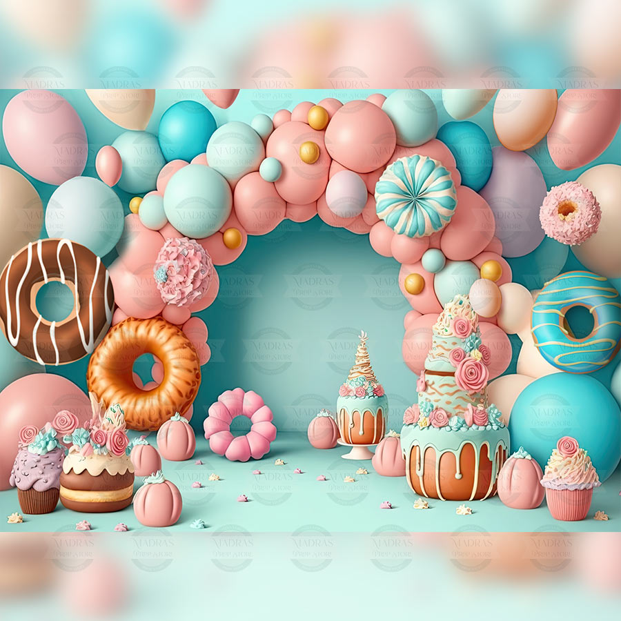 Dreamy Candy - Baby Printed Backdrops