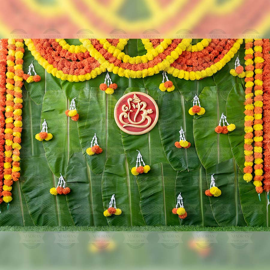 Ethnic Vinayakar : Baby Backdrops