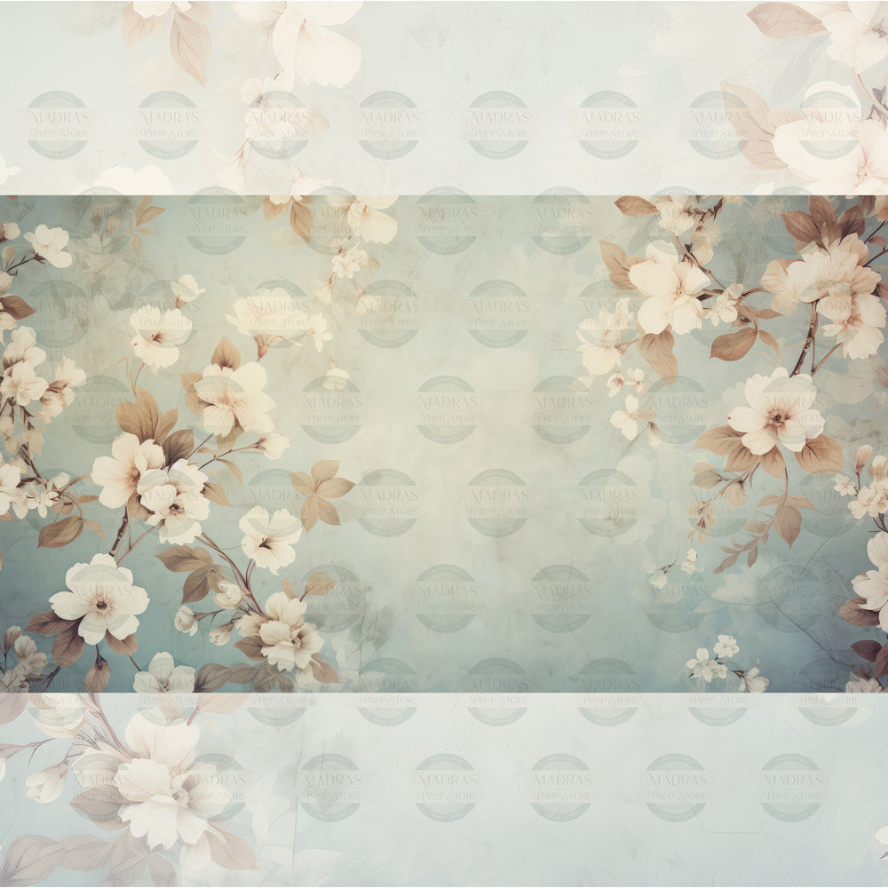 Faint Blossoms - Printed Backdrop