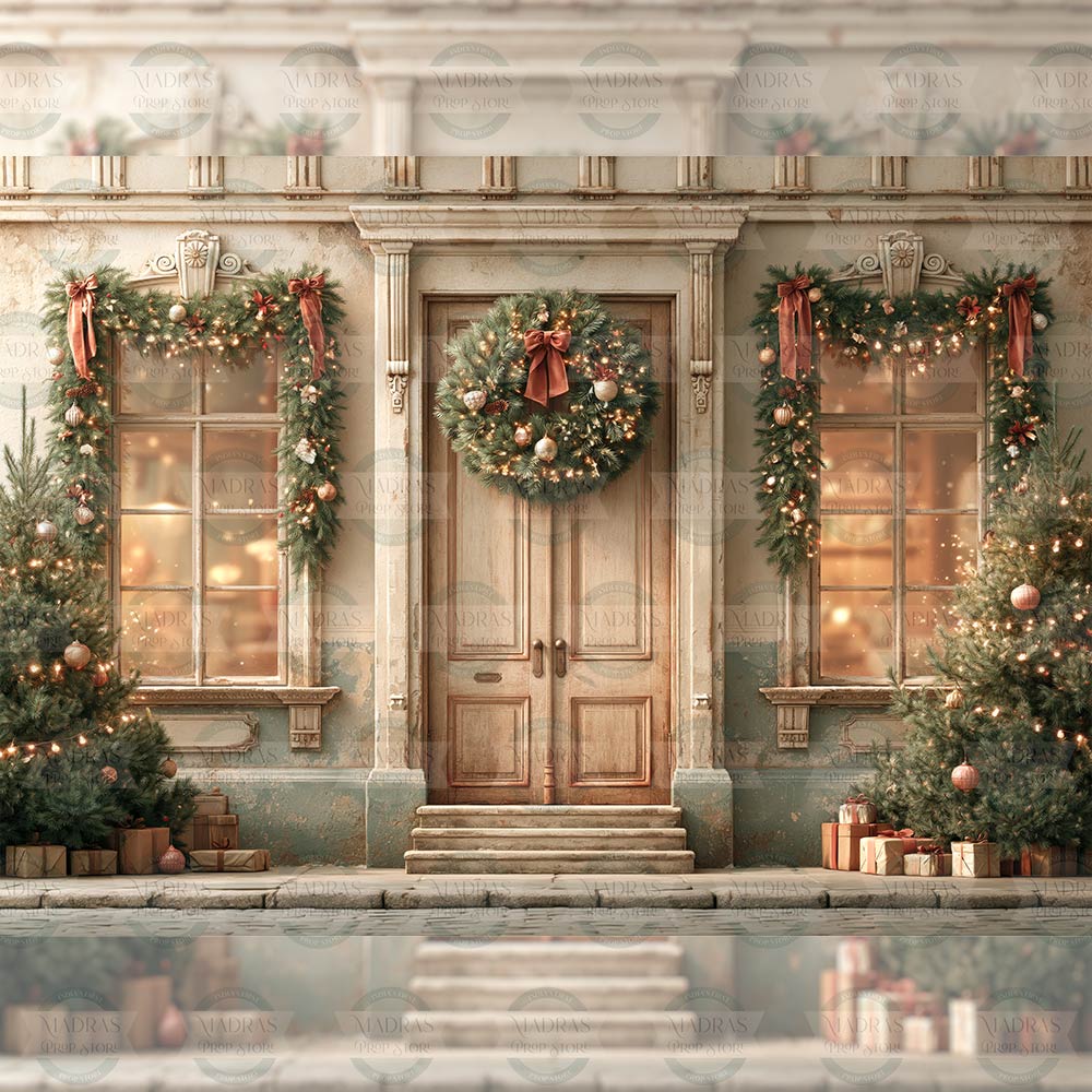 Festive Doorway : Baby Backdrops