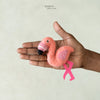 Flamingo Felted Toy