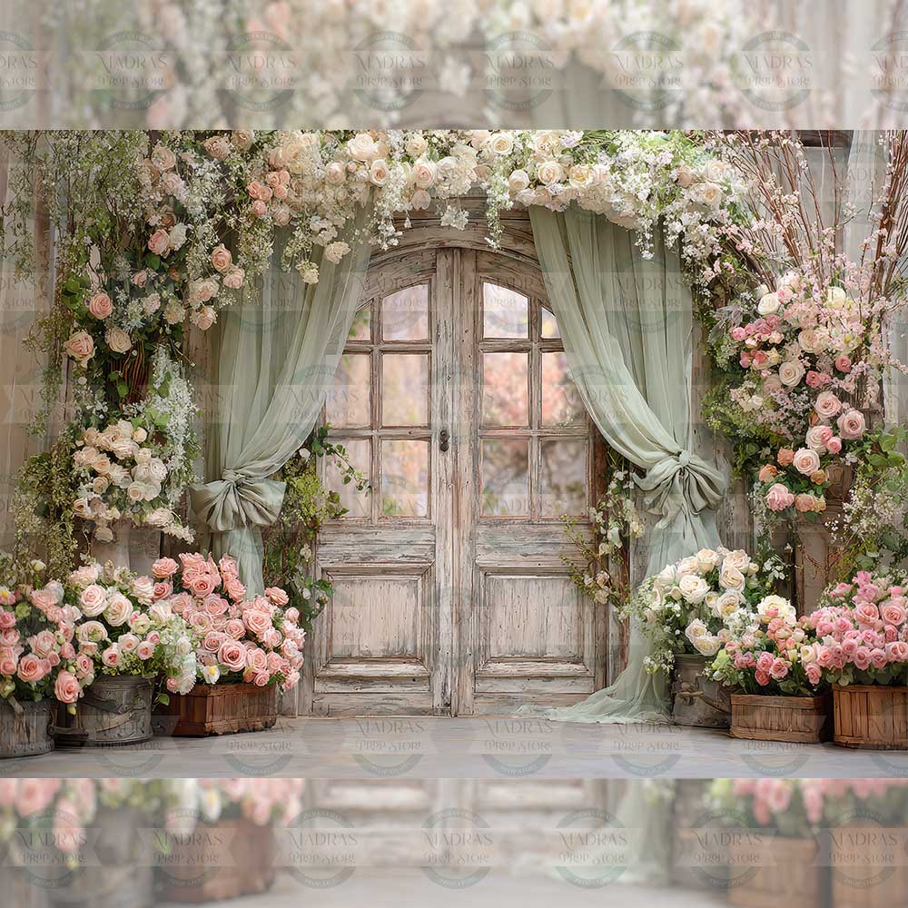 Floral Charm : Baby Backdrops