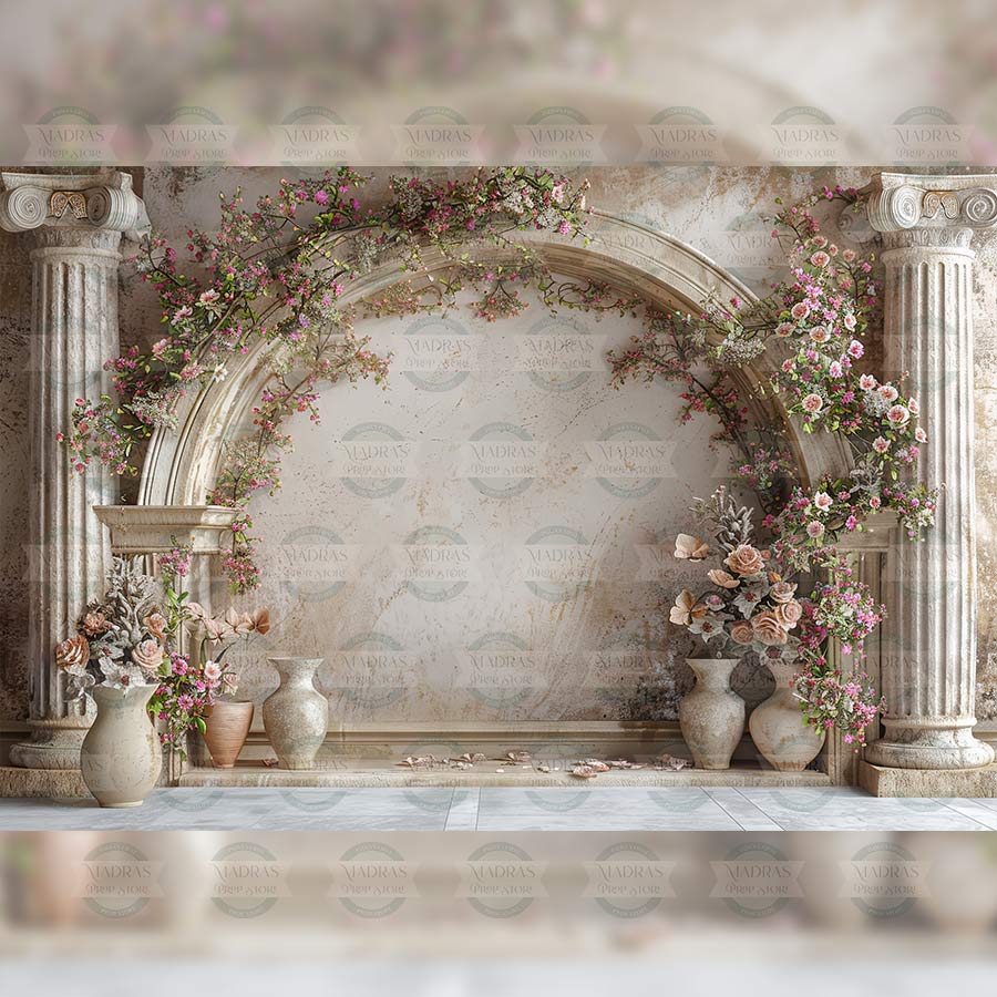 Floral Fiesta Wall : Baby Backdrops