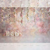 Floral First Wish - Printed Backdrop - Fabric - 5 by 7 feet