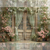 Floral Garden Door - Baby Printed Backdrops