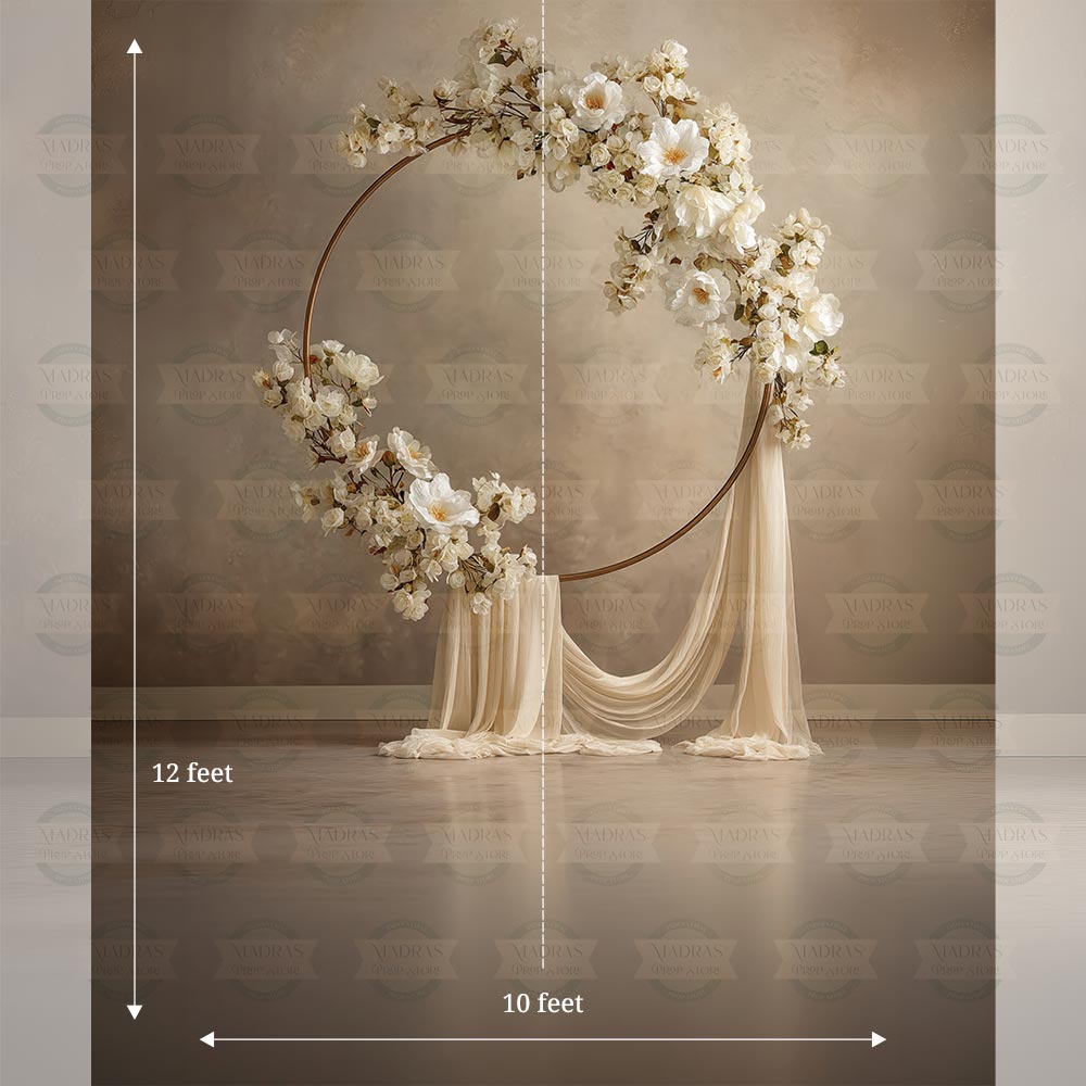 Floral Ring Backdrop : Maternity Backdrops