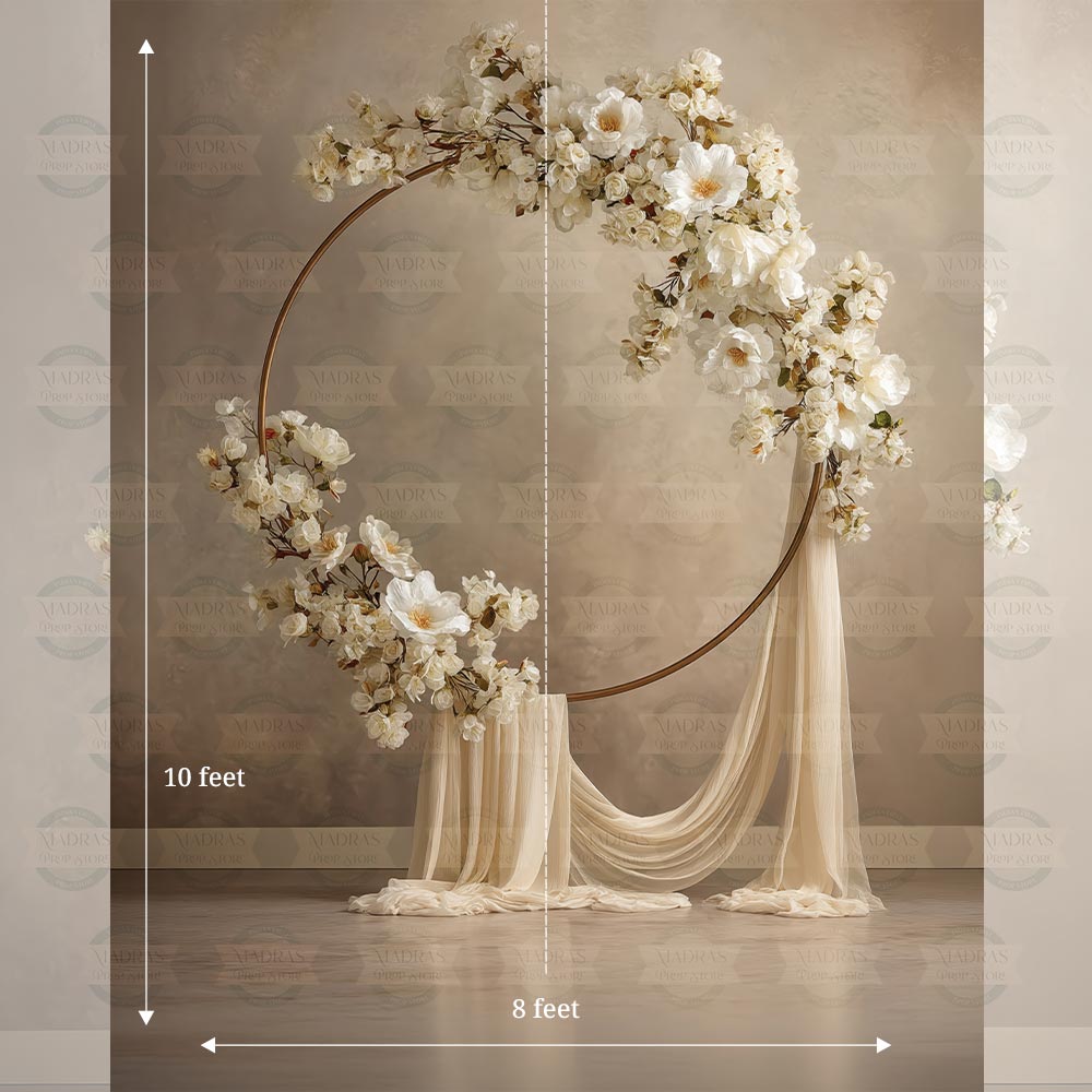 Floral Ring Backdrop : Maternity Backdrops