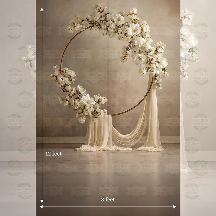 Floral Ring Backdrop : Maternity Backdrops