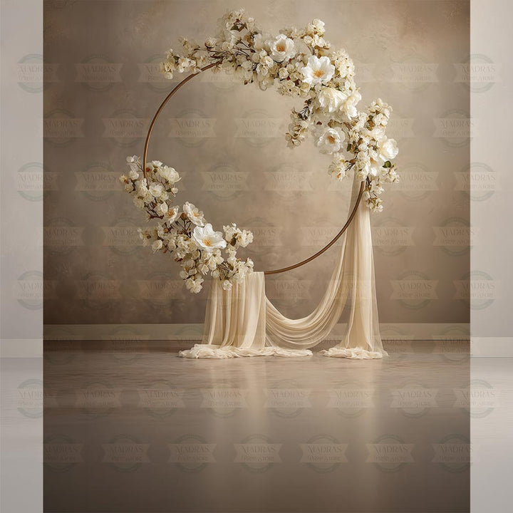Floral Ring Backdrop : Maternity Backdrops