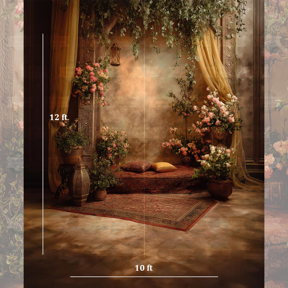 Floral Serenity Space : Maternity Backdrops