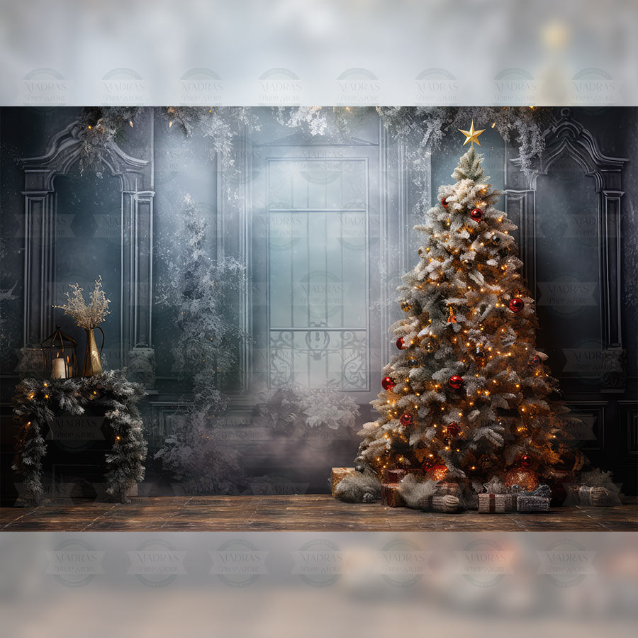 Foggy Christmas : Baby Backdrops