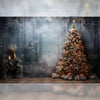 Foggy Christmas - Printed Backdrop - Fabric - 5 by 7 feet