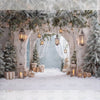 Frosted Fairytale - Printed Backdrop - Fabric - 10 by 8 Feet