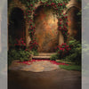 Garden Archway - Printed Backdrop - Fabric - 8 by 12 Feet