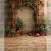 Gateway to Gokulam - Printed Backdrop - Fabric - 8 by 12 Feet