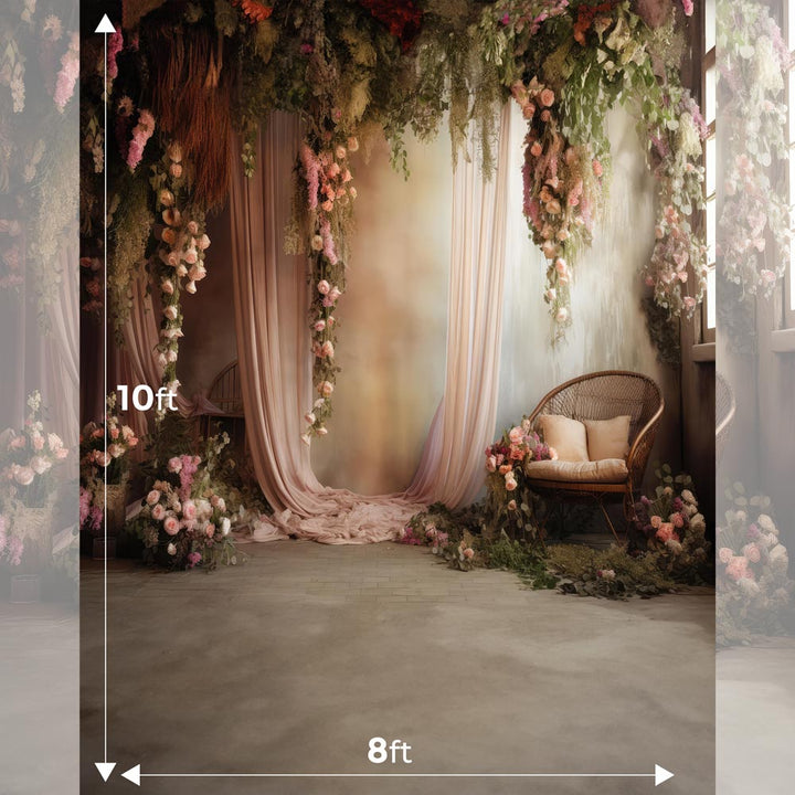 Golden Bloom - Maternity Backdrops