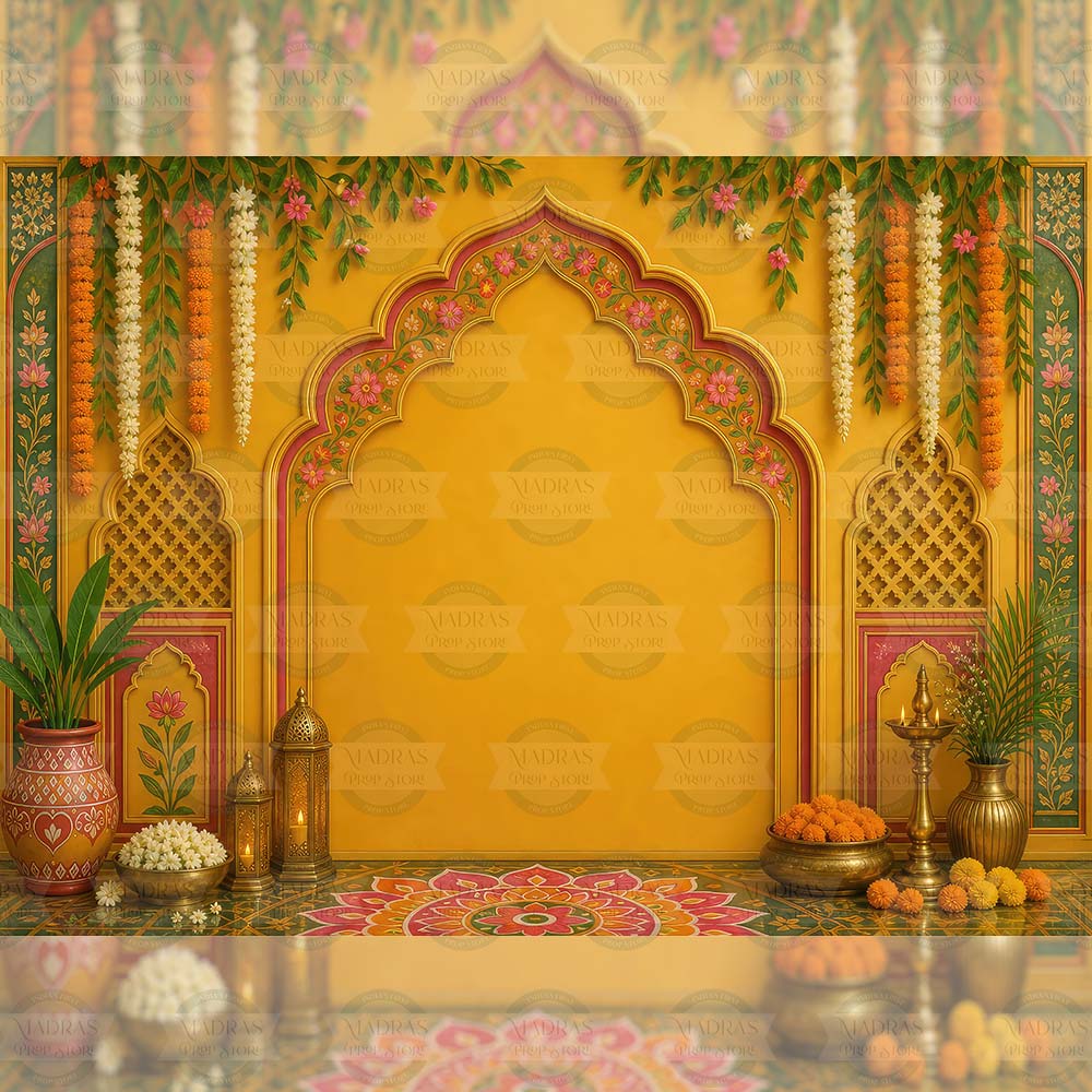 Golden Mahal : Baby Backdrops