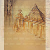 Golden Temple - Printed Backdrop - Fabric - 6 by 12 Feet