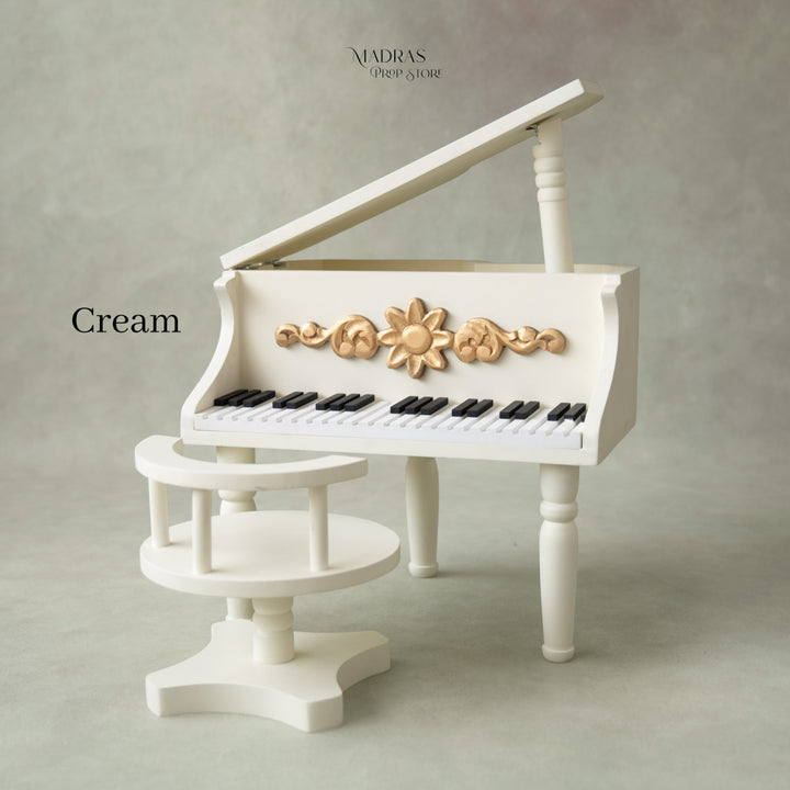 Grand Piano With Chair : Baby Props