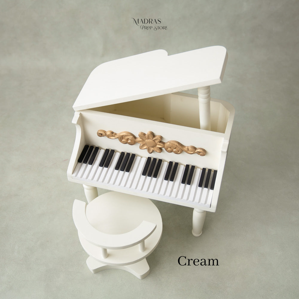 Grand Piano With Chair : Baby Props 
