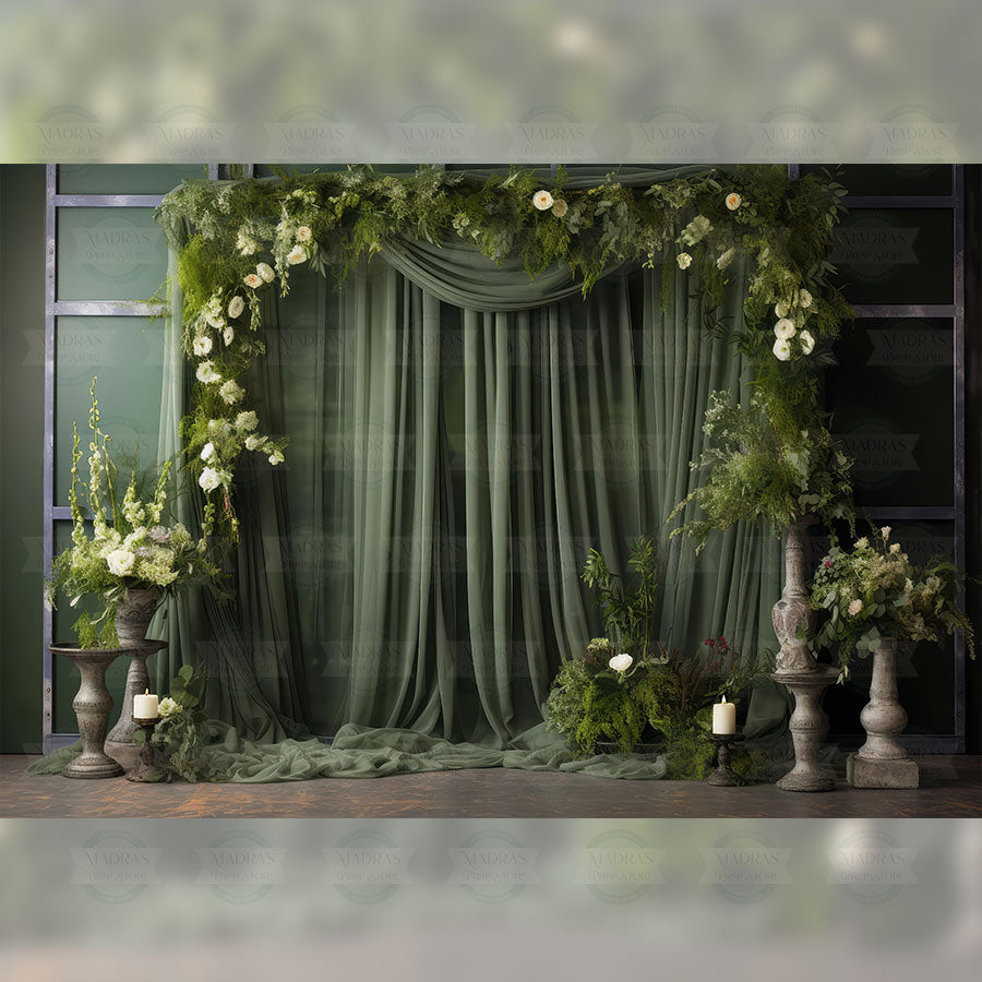 Green Lens - Baby Printed Backdrops