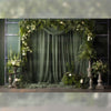 Green Lens - Printed Backdrop - Fabric - 5 by 7 feet