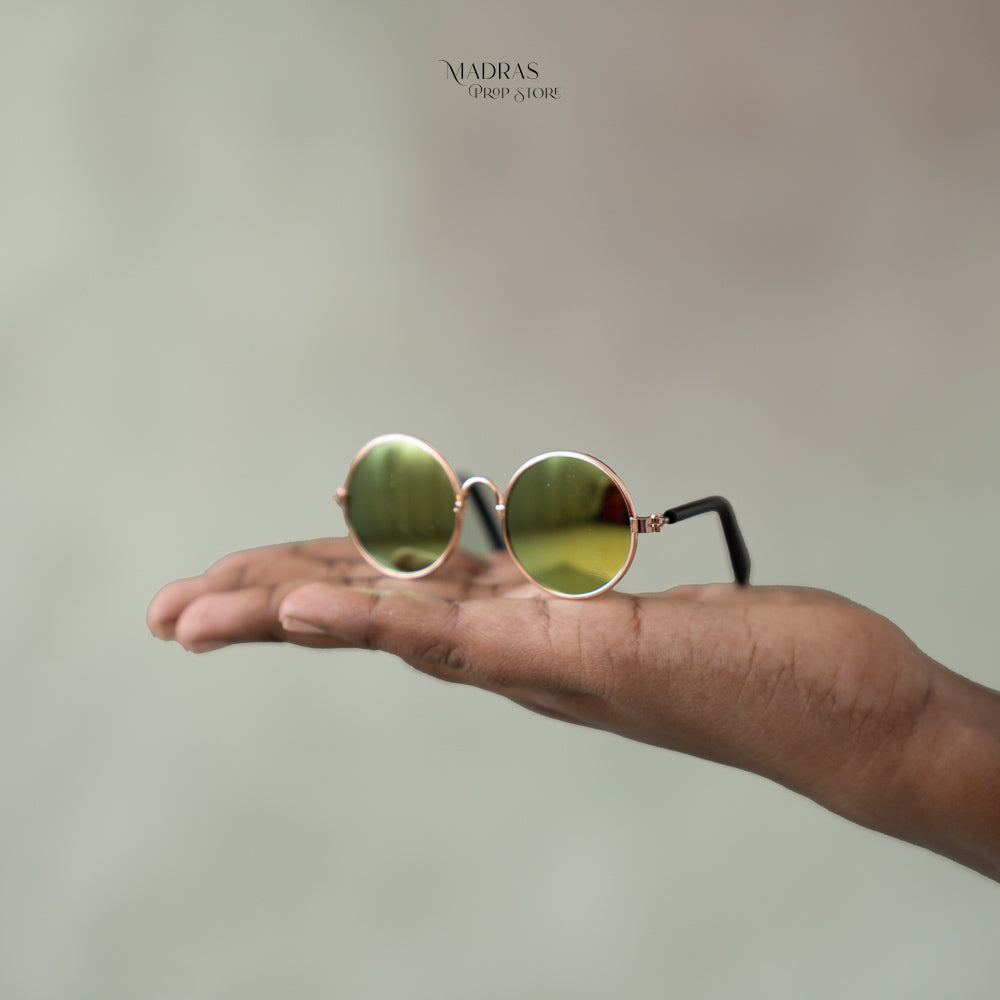 Green Newborn Sunglass ( Ultra Mini ) : Baby Props