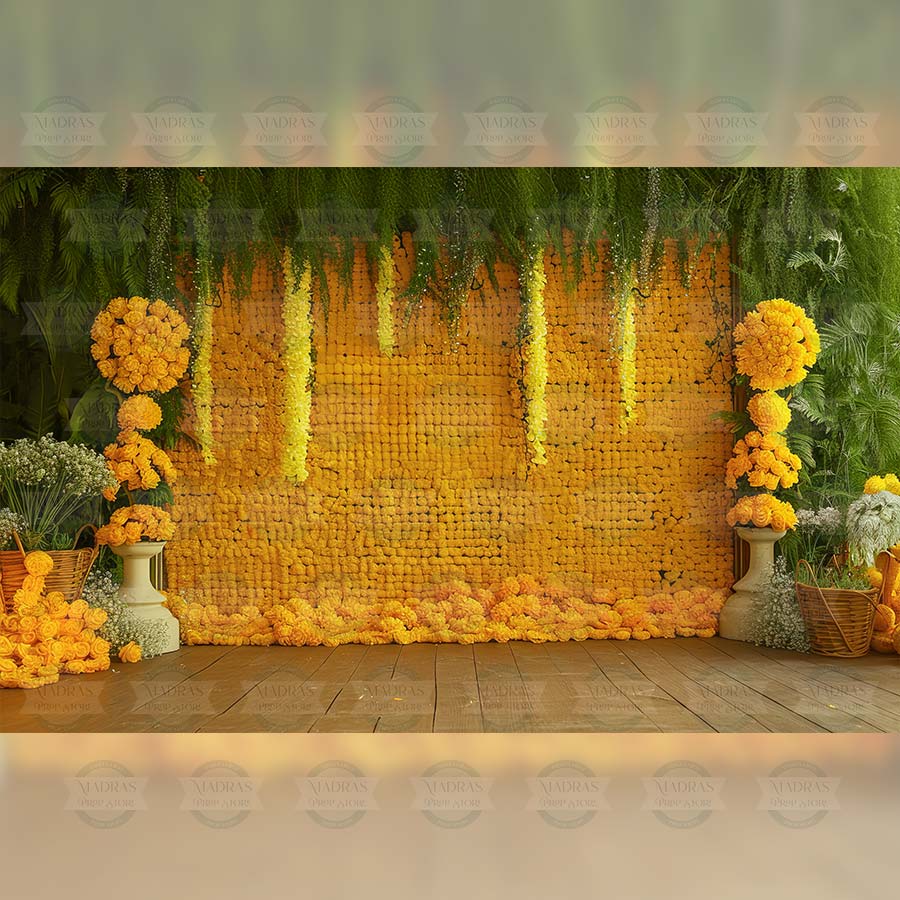 Haldi - Printed Backdrop