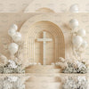 Holy Cross - Printed Backdrop - Fabric - 5 by 7 feet