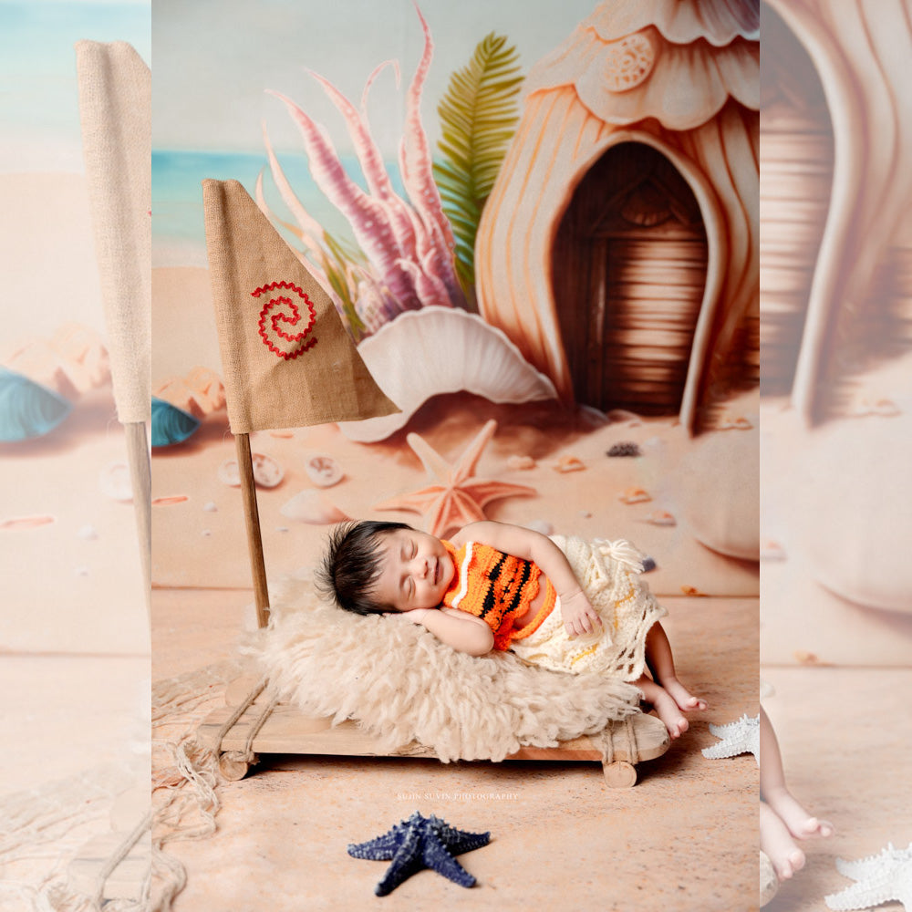 Moana's Paradise Baby Printed Backdrops