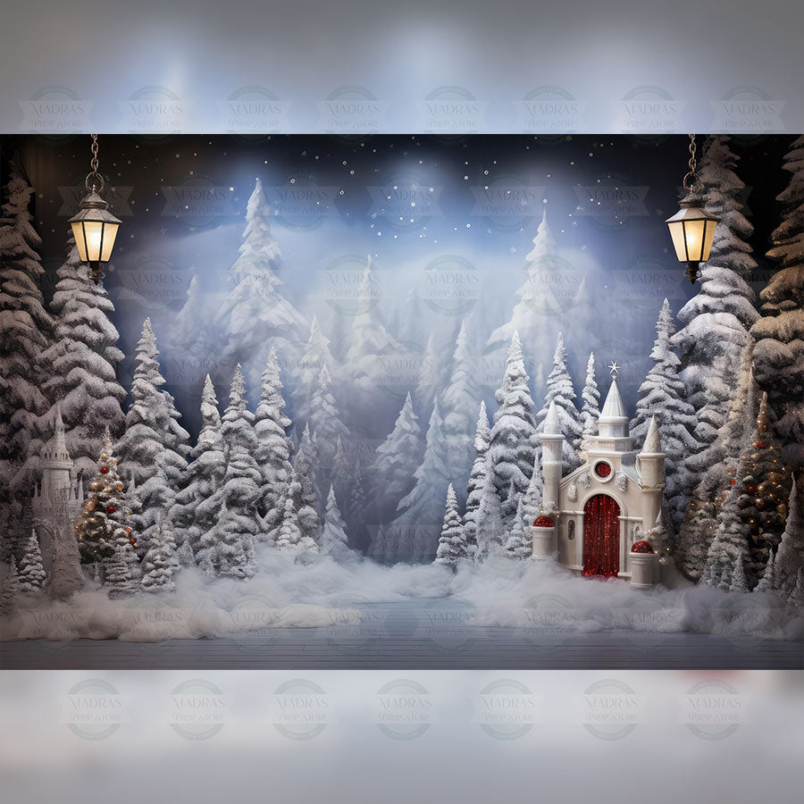 Icy Snowflakes : Baby Backdrops